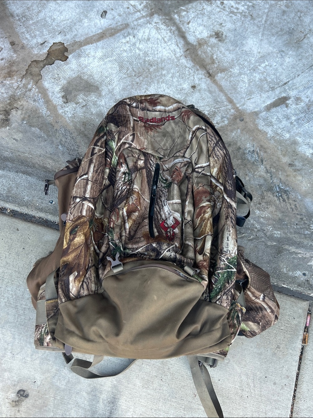 RedHead Camo Backpack in Brown & Green